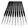 Major Brushes Sable Substitute Brushes Size 1 - Pack of