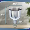 SE Stainless Steel Funnel for Flasks Bottles and Mini Bottles,