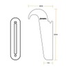 Shepps GNARWALL Concealed Surfboard Holder System for Shortboard, Longboards and
