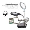 AIMALL LED Magnifier Soldering Iron Stand, Third Hand Helping Station