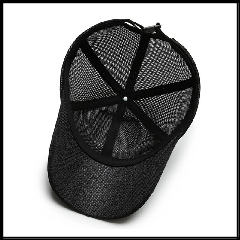 White Fang CA754 Men's Hat, Cap, Solid, Mesh, Simple, Stylish,