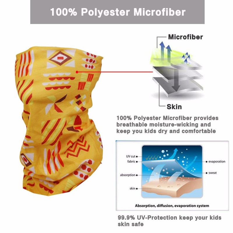 Kids Youth Neck Gaiter Fishing Sun Mask - Junior UV