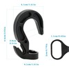 40 pcs Plastic Shock Cord Hooks, Elastic Bungee Rope Hooks