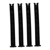 GLEAVI 4pcs Wheelie Bin Lid Clips Sturdy Plastic Trash Can