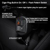 WOWTOU Roof Top Magnetic 80 LED Amber Emergency Strobe Light