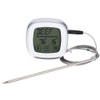 Wireless Food Thermometer Electronic Digital Touch Screen W/Timer Alarm for