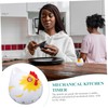 BIUDECO 1pc Lovely Chicken Countdown Timer Cute Mechanical Cooking Timer