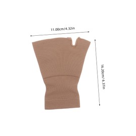 Kisangel 2 Pairs Sports Pressure Wrist Brace Mittens Fingerless Gloves Wrist Rest Braces The Mitten Wrist Brace Sleeve Hand Wrist Fatigue Sleeves Carpal Hand Compression Brace Spandex 20%