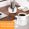 Schreibtisch Becherhalter, 1 Stück Büro Becherhalters aus Aluminiumlegierungs, Einstellbar Schreibtisch