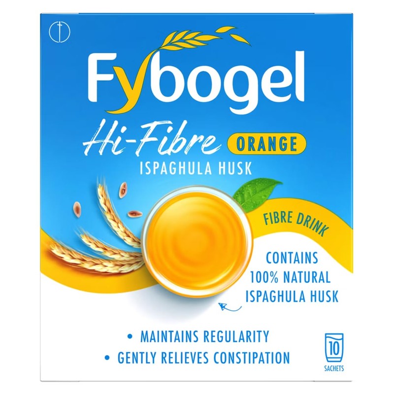 Fybogel - Hi-Fibre Orange Sachets - 10 x 4