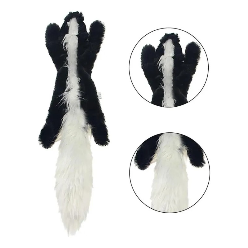 Wfw- Juguete Peluche Chirriante For Perros, Mofeta Pequeo