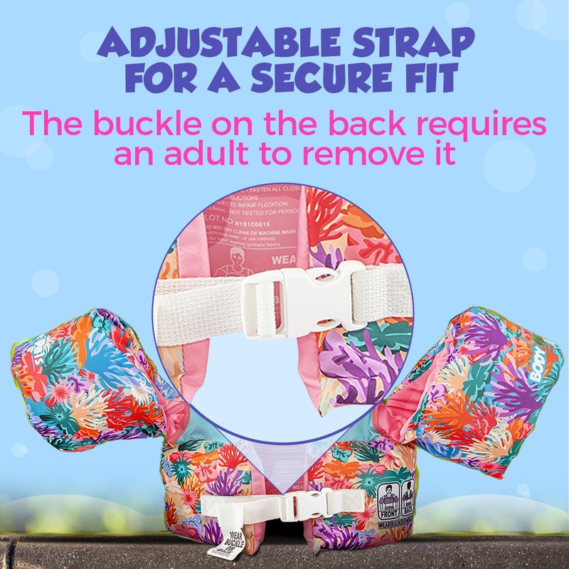 Body Glove Paddle Pals Learn to Swim Life Vest, One