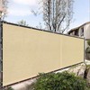 Balcony Screen Fence Beige Thickened Sun Prevention Private Protection Patio