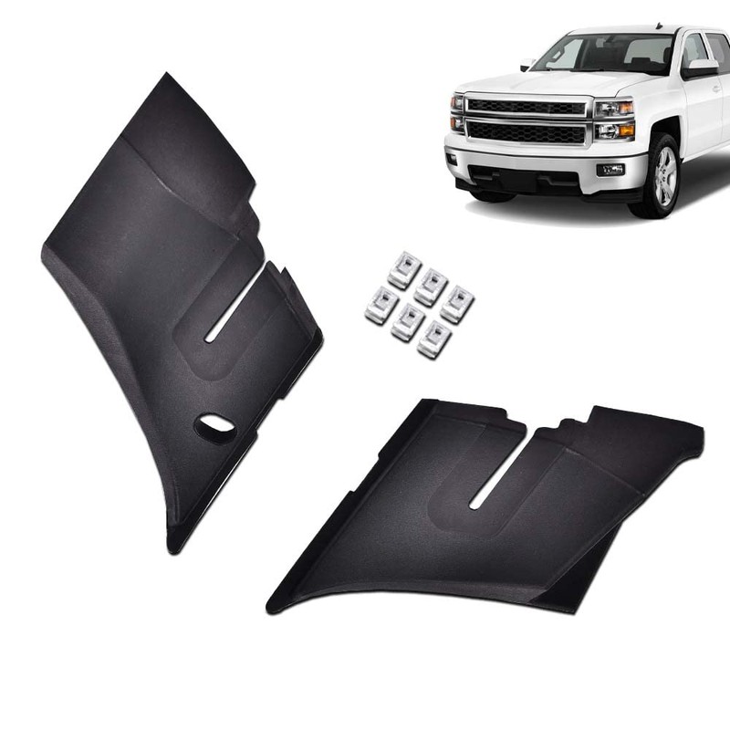 CROSSDESIGN Windshield Wiper Cowl End Compatible with 2007-2013 Silverado Chevy