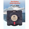 Marine Heavy Duty Dual Battery Selector Switch,Boat Safety Disconnect Switch