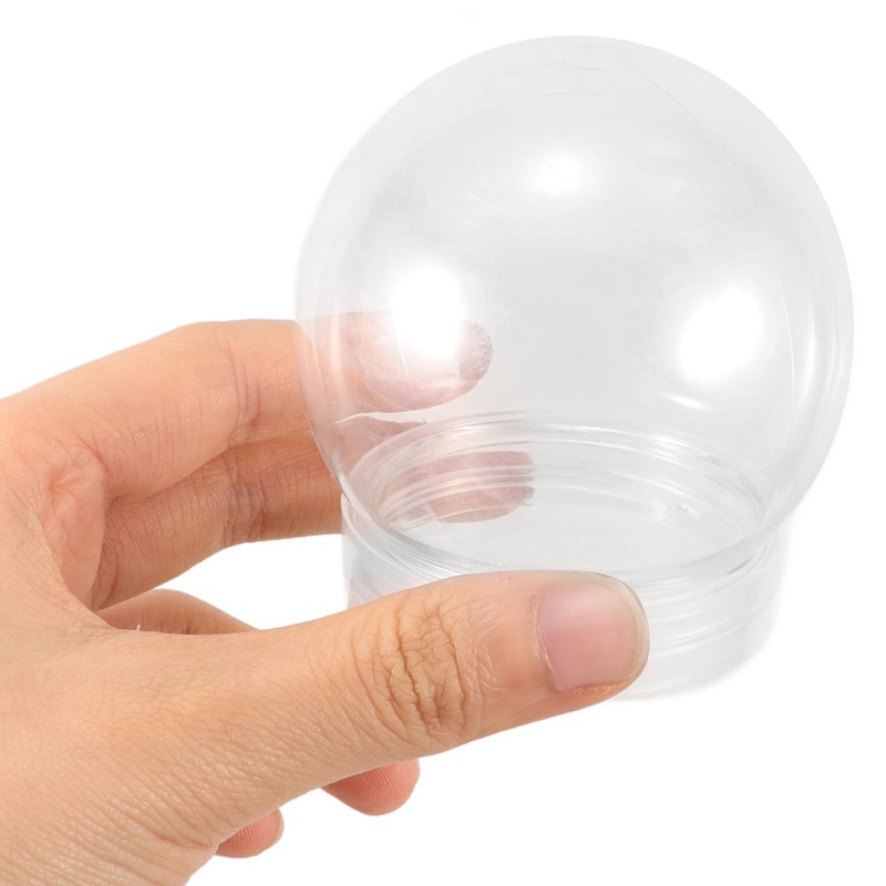 Operitacx 10-Piece 2 36 Inch Snow Globe Set Clear Christmas
