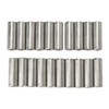20Pcs M6 Female Thread Coupling Nut Practical Rustproof Stainless Steel