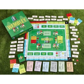 Wembley Board Game | Retro Design | Family Game | Dice Rolling FA Cup Football Game for Adults & Kids
