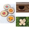Unfinished Natural Wood Slices 12 Pcs 3.5-4 inch Craft Wood