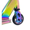 Team Dogz Pair Stunt Scooter Wheels 100mm Rainbow Neo Chrome