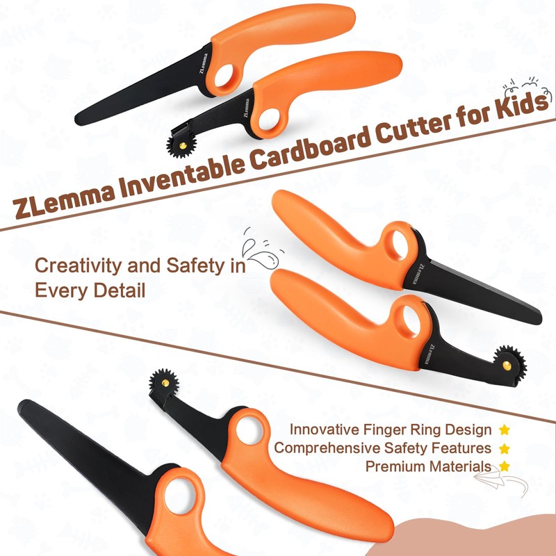 ZLemma Kids Cardboard Construction Tool Kit – Cardboard Saw &
