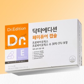 Doctor Edition Doctor Femipure Capsule Women’s Lactobacillus 180mg x 90 capsules, 3 month supply / 닥터에디션 닥터 페미퓨어 캡슐 여성 유산균 180mg x 90캡슐 3개월분
