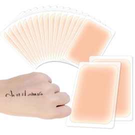 ZZBUY 16PCS Tattoo Cover Up Patch Waterproof Ultra-Thin Tattoo Cover Up Tape Invisible Concealer Stickers for Tattoos Bruise Scars Birthmarks Cover Conceale (Fair Skin Color)