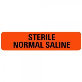 LabelValue | STERILE NORMAL SALINE Medical Labels