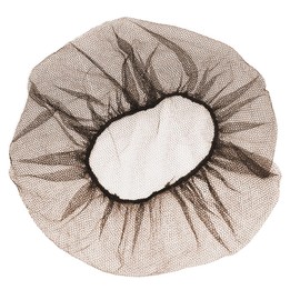 KLEEN CHEF 400 Food Hair Nets 24 Inch, Elastic Food Service Hair Nets, Nylon Honeycomb, Ballet Buns, Sleeping, Wigs, Spray Tans (PACK of 400, Brown)