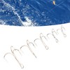 120PCS Treble Fishhooks Set High Carbon Steel High Strength Treble