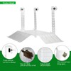 Mairuker Hanging Turtle Basking Platform, Clear Acrylic Simulation Turtle Ramp,