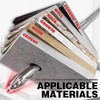 6 Inch (152mm) Extra-Length Serrated Masonry Drill Bit Set -