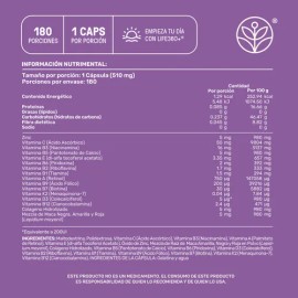 Multivitamnico Mujer Life360 Colgeno, Maca y Vitaminas Woman Blend 180 Cpsulas Suplemento Alimenticio Mujer 180 Porciones Vitaminas Mujer             