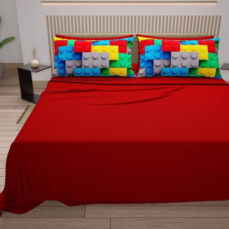PETTI Artigiani Italiani - Cotton Bedding Set with Pillowcases with