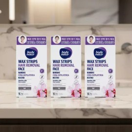 Body Nature 바디네이처 제모 왁스 스트립 포 페이스 12매 3개 Body Nature Wax Strip for Face 12 Sheets x 3