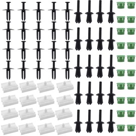 20 Sets of Side Skirts Clips, Side Skirts Clips Kit Compatible with 3 Series E32/E36/E46/E90/E91 51711932996/51118174185 / 5111014103