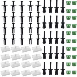 20 Sets of Side Skirts Clips, Side Skirts Clips Kit Compatible with 3 Series E32/E36/E46/E90/E91 51711932996/51118174185 / 5111014103