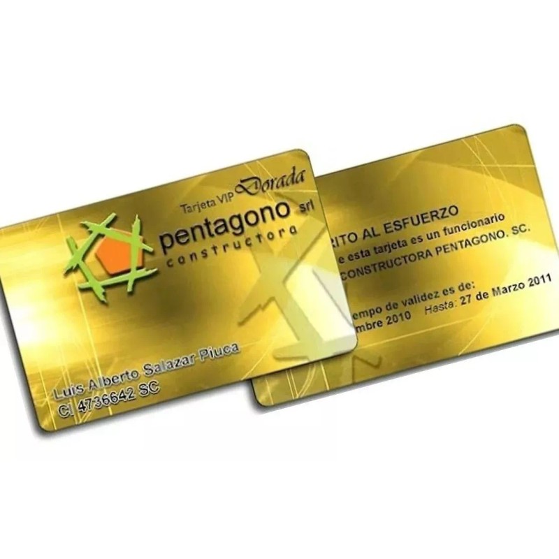 Like Shop Pack De 50 Credenciales De Pvc Impresas Por