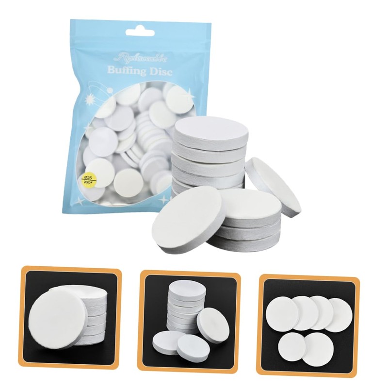 BIUDECO Manicure Grinding Slices 50pcs Nail Sanding Discs for Exfoliating