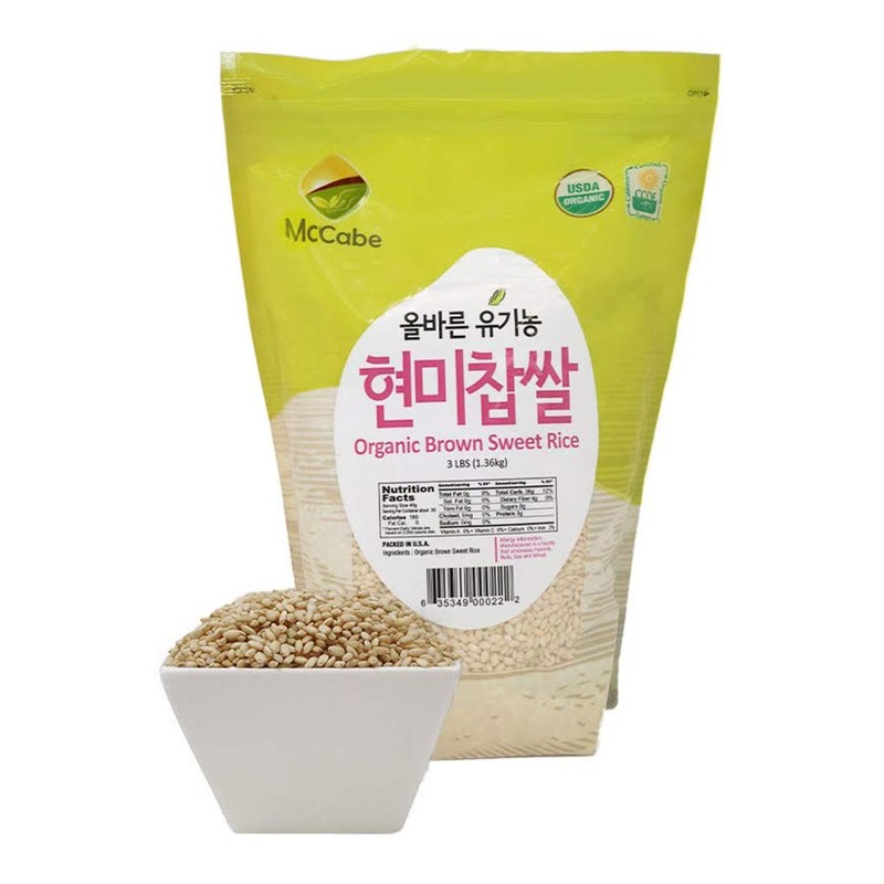 McCabe Organic Brown Sweet Rice - Rich in Fibers and