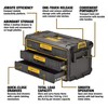 DEWALT TOUGHSYSTEM 2.0 Tool Organizer and Storage 3 Drawer Unit