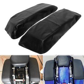 Unbranded For Harley Touring 2014-UP Electra Glide Ultra Limited Saddlebag Lid Bra Covers