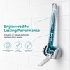 Side Mount Toilet Flush Handle, Chrome Zinc Alloy Lever, Long