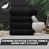 Towelogy® Premium Large Hand Towels Set 100% Combed Ring Spun