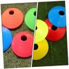 Kisangel 10pcs Football Training Marker Lightweight Non-fading Signs for Sports