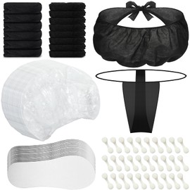 Twistover 150 Pcs Bronze Tan Spray Tanning Essentials Kit, Disposable Bras, Underwear, Nose Filter Plugs, Sticky Spray Tan Feet Pads, Caps for Sunless Tanning Self Tanning at Home or Salon