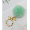 Maia Mya Mink Fur Keyring & Charm Decoration - Mint