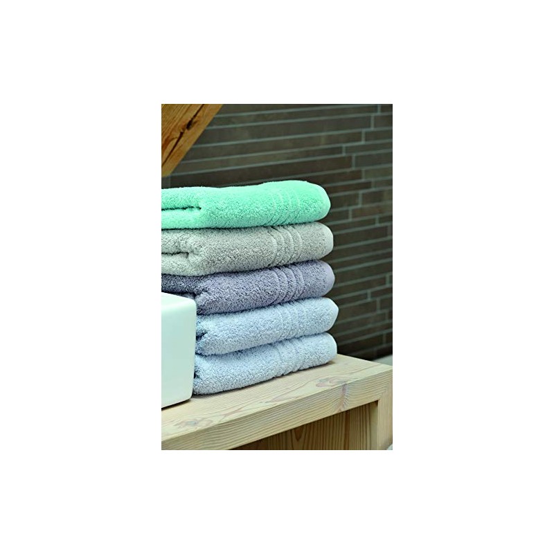 Kela Bathroom Wash Mitt, Cotton, Grey, 15 mm x 21