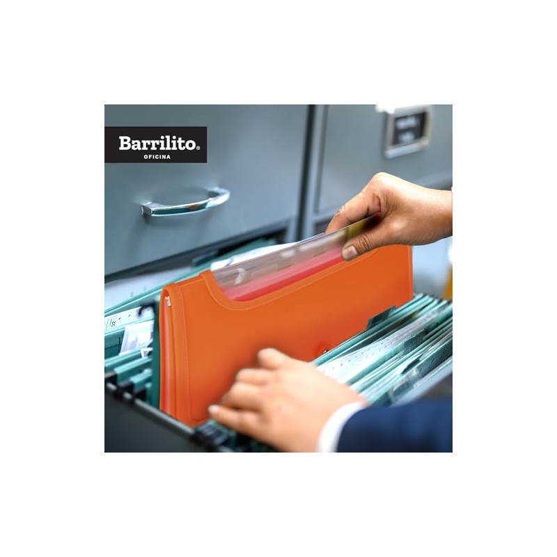 Barrilito Archivador Expandible Carta. 5 separaciones. X4N