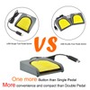 iKKEGOL USB Double Foot Pedal Gaming Control Video Customized PC